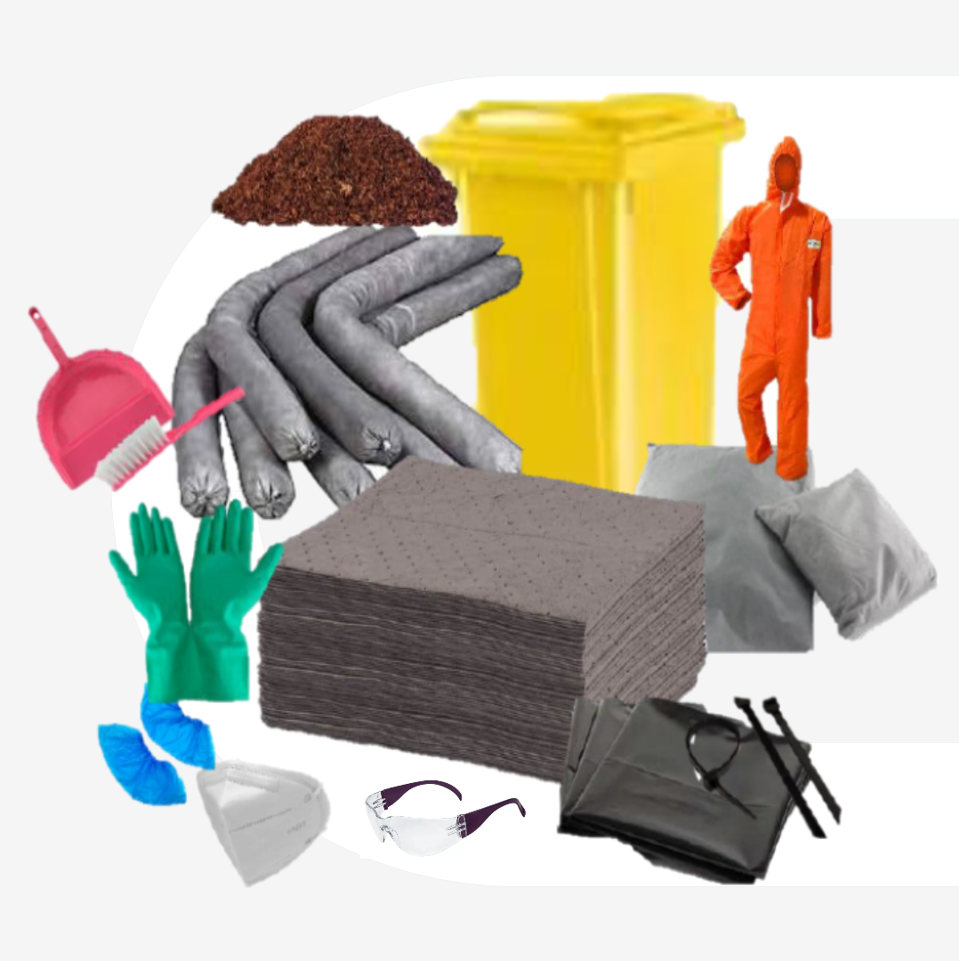Kit antiderrame, control de derrames, contencion de derrame, mineria