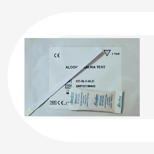 alcotest, test de alcohol, alcohol y drogas, alcohol&drogas, saliva, desechable