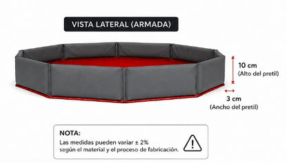 Bandeja antiderrame circular 120cm diámetro