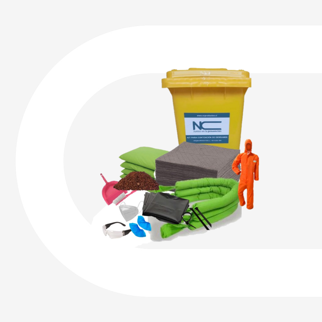 Kit antiderrame 120 litros Sustancia universal